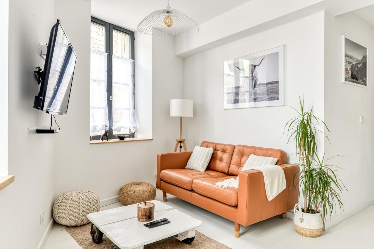Les Gites De Laure - L'Or Blanc, Appartement Avec Vue Sur Le Chateau, Climatisation, Netflix, A 160 M De La Cite Medievale Carcassonne Exteriér fotografie