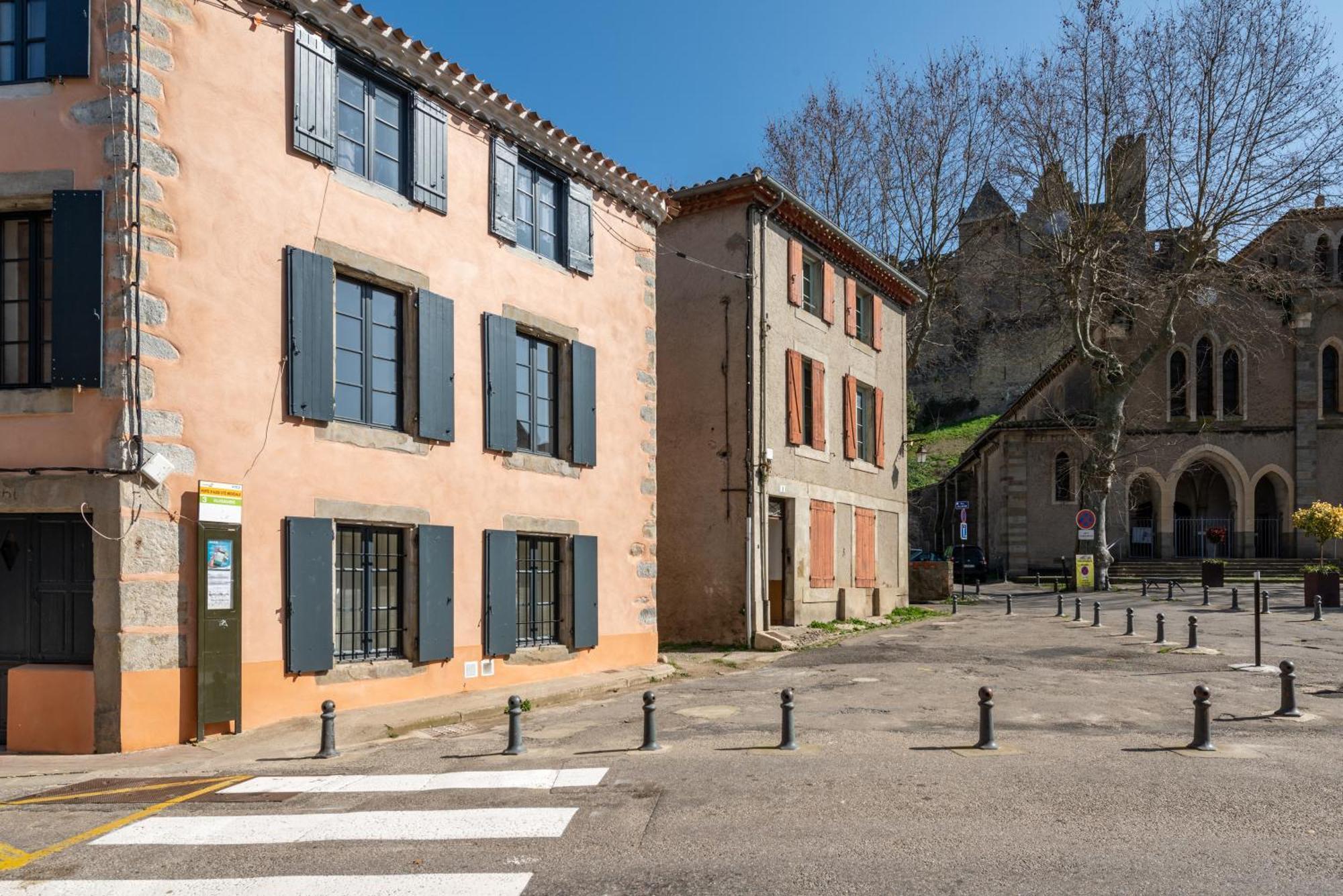 Les Gites De Laure - L'Or Blanc, Appartement Avec Vue Sur Le Chateau, Climatisation, Netflix, A 160 M De La Cite Medievale Carcassonne Exteriér fotografie
